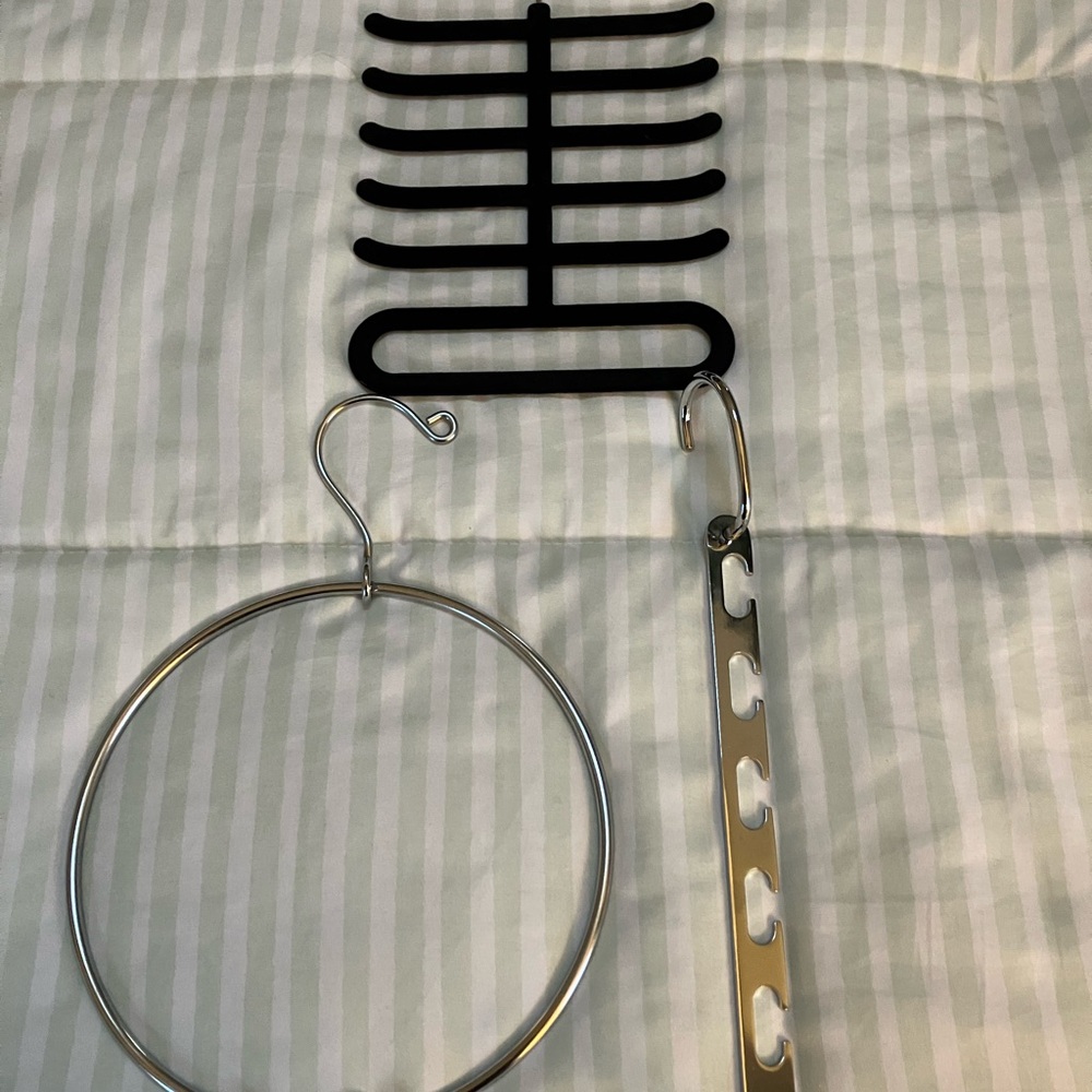 Black and Silver Closet Organizer Set